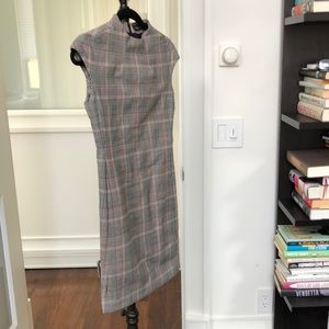 Houndstooth sheathe dress